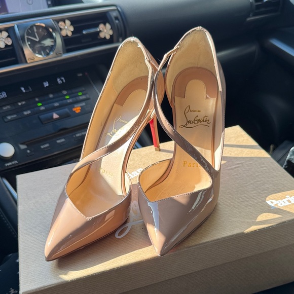 Christian Louboutin Shoes - Christian Louboutin Blush Patent Leather Heels